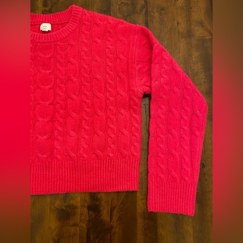 Women’s a new day Pink Sweater Sz Large NWOT - Picture 5 of 5